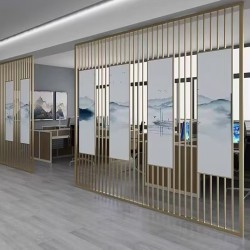 镂空金属屏风L129