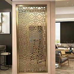  镂空金属屏风L175