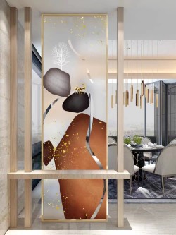 玻璃屏风组合款Y069