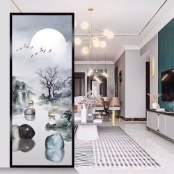 艺术玻璃屏风Y154