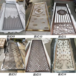 镂空金属屏风L109