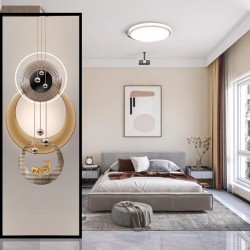 艺术玻璃屏风Y025