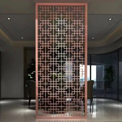  镂空金属屏风L156
