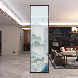 艺术玻璃屏风X085