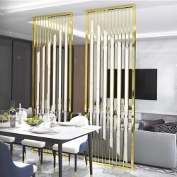 多层实木板隔断S002