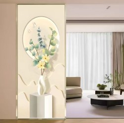 艺术玻璃屏风X156