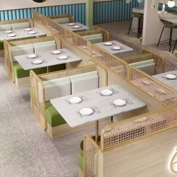 餐厅饭店矮隔断A171