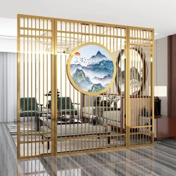 镂空金属屏风L038