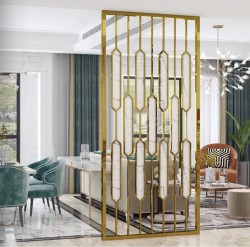 多层实木板隔断S019