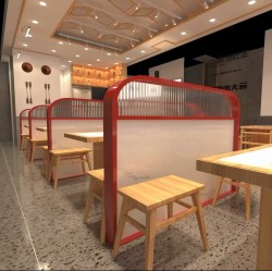 餐厅饭店矮隔断A192