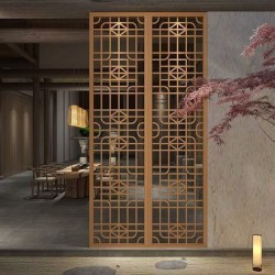  镂空金属屏风L178