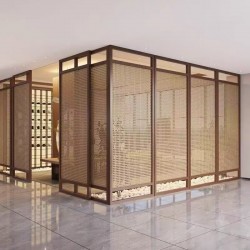  镂空金属屏风L200