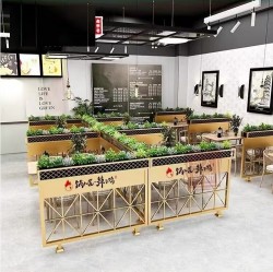 餐厅饭店矮隔断A168